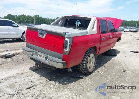 2004 Chevrolet Avalanche 1500 из США, поврежденный, VIN 3GNEK12T04G119835